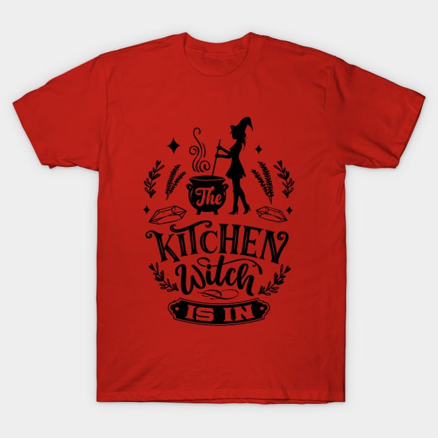 The kitchen witch T-Shirt by Myartstor 